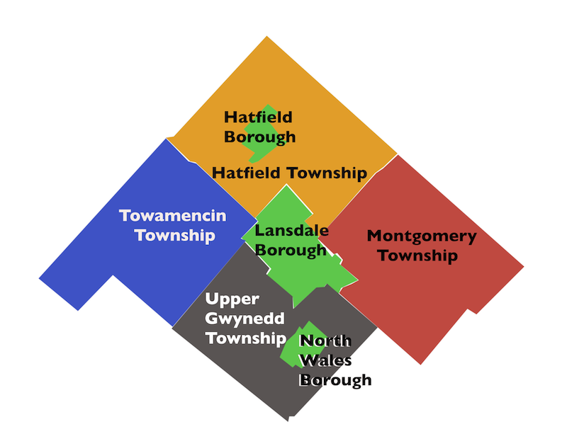 Seven Municipalities of the North Penn region