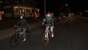 2023 Bike North Penn Lansdale Holiday Lights Bike Ride - Photo by David Freed